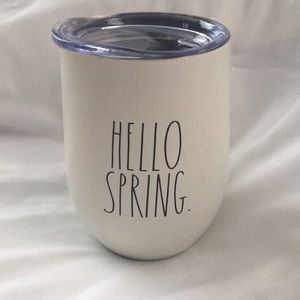 NWOT Rae Dunn Hello Spring Insulated Wine Tumbler